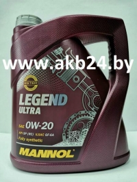 Моторное масло Mannol Legend Ultra 0W-20 4л.